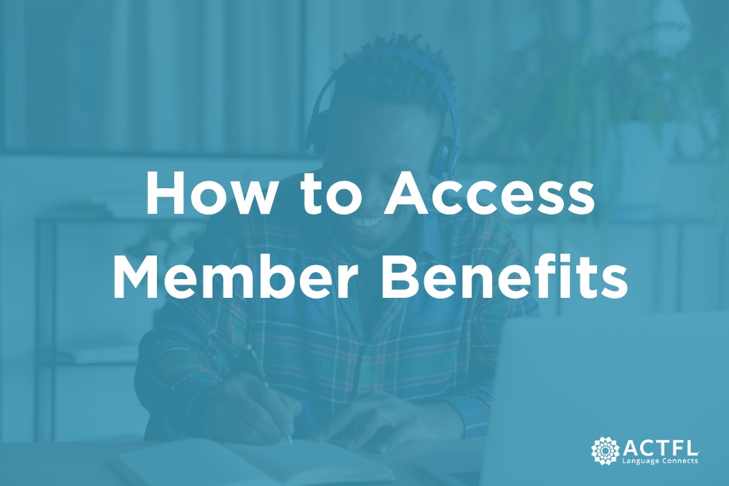 actfl's tweet photo. Looking to access your member benefits, but not sure how? 

ACTFL has created a series of how-to videos providing step-by-step visual instructions to aid you in navigating so you can make the most of your benefits. 

Learn more at: https://t.co/RN0441zESD https://t.co/3OYyZQWELW