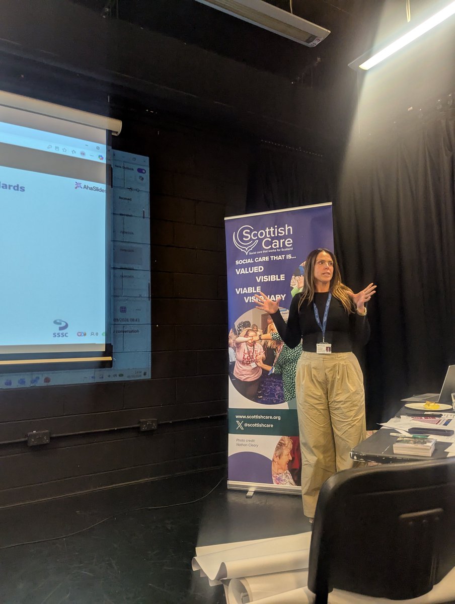 scottishcare's tweet photo. We’re finishing #WorkforceMatters with Marion MacInnes and Kari Gallagher from SSSC.

💭 What worked well?
💭 What was missing?
💭 What could be improved?

A reflective session gathering experiences to help inform new resources for people stepping into frontline management roles. https://t.co/YmRPnBJKdQ