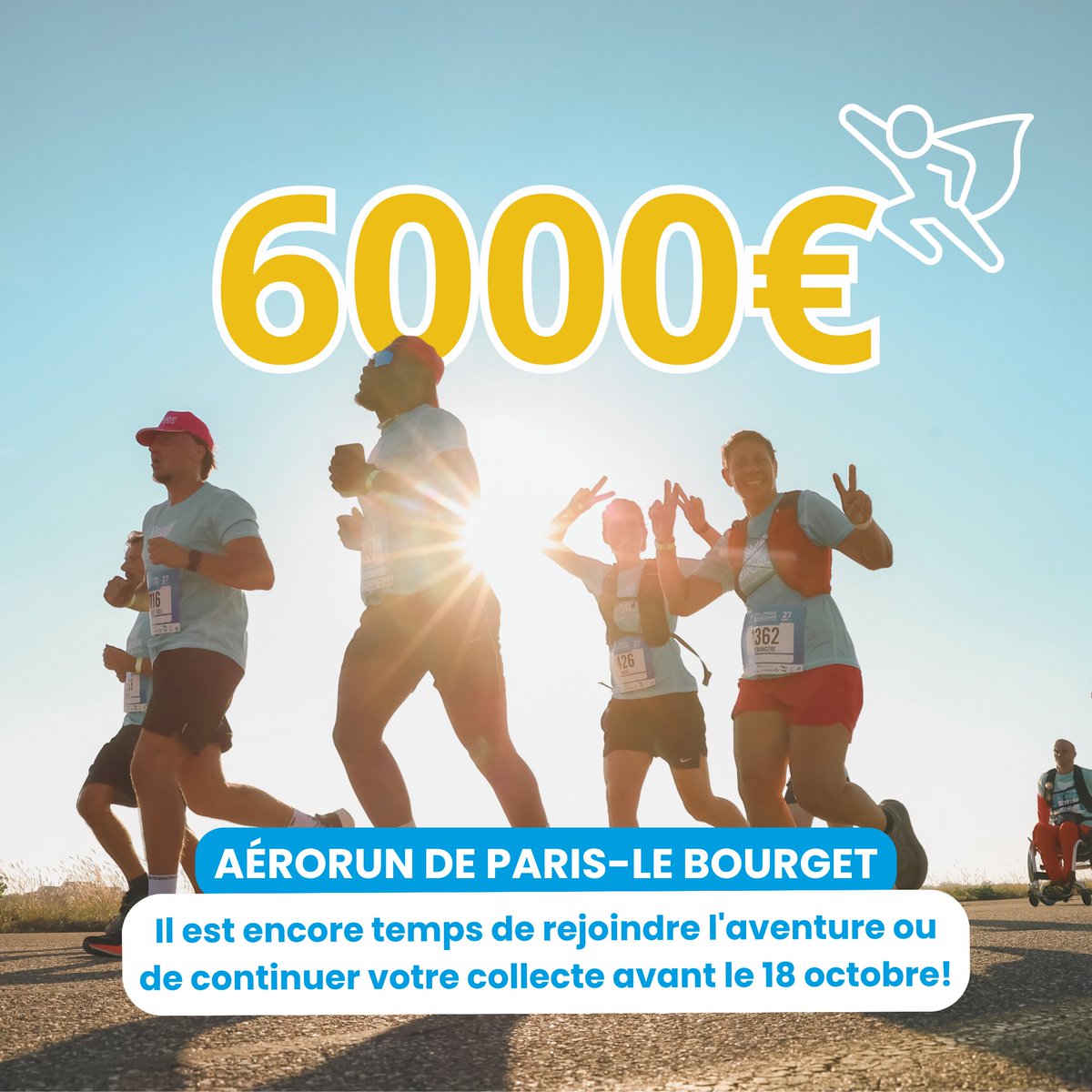 ONG_ASF's tweet photo. [AERORUN PARIS LE BOURGET] Chers héros, à ce jour, 145 d'entre vous ont déjà ouvert leur cagnotte solidaire pour l'AéroRun Paris-Le Bourget, pour un total qui approche des 6 000 € collectés !

Chaque euro compte pour soutenir nos missions 
👉 https://t.co/jsnwj9jivU https://t.co/HXW08WywBw