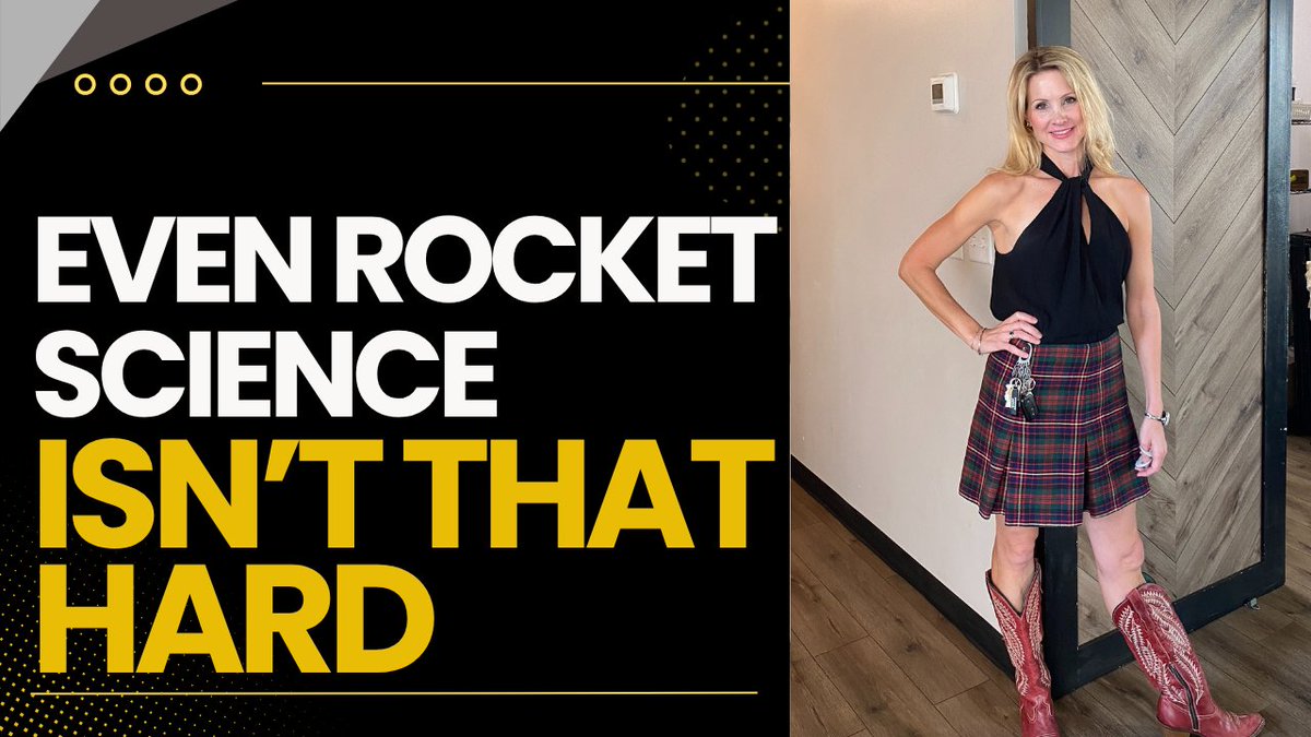 MarySueIRL's tweet photo. You may not be a PhD or rocket scientist—yet. But with the right method, even rocket science becomes doable. This is how real change starts. #LifeChange #transformation #goals #BeginAgain
watch the full video at: https://t.co/gB4OQKZqrb https://t.co/zdm5dYcWBn