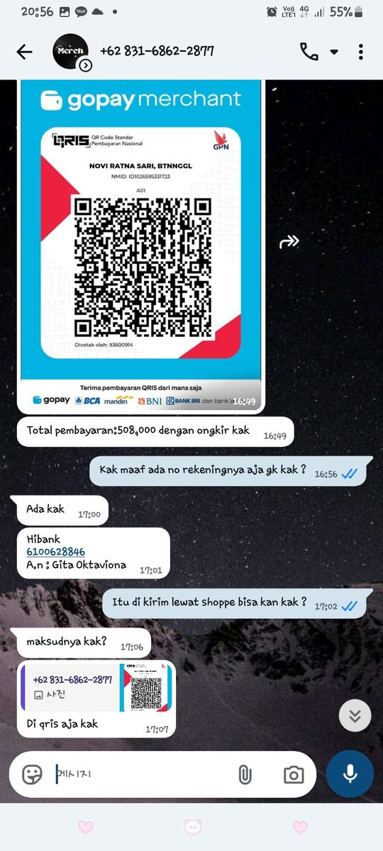 amrtmw12's tweet photo. ‼️HELP RT‼️SCAMMER‼️

Bantu temenku buat spill akun ini guys karena udh ke scam😞
Dari twt ternyata udah ada yg ke scam juga dan namanya beda2 ya

QRIS Gopay a.n Novi Ratna Sari
Hibank 6100628846 a.n Gita Oktaviona

THELUXE.MERCH on instagram

tags: scammer kpop merchandise https://t.co/Cn4ne4F2dt