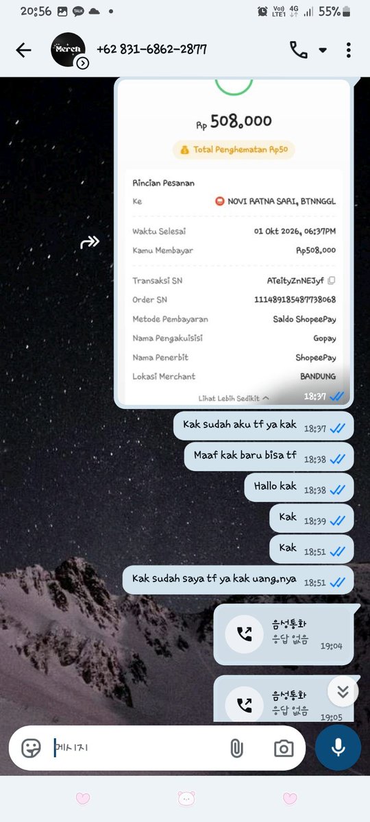 amrtmw12's tweet photo. ‼️HELP RT‼️SCAMMER‼️

Bantu temenku buat spill akun ini guys karena udh ke scam😞
Dari twt ternyata udah ada yg ke scam juga dan namanya beda2 ya

QRIS Gopay a.n Novi Ratna Sari
Hibank 6100628846 a.n Gita Oktaviona

THELUXE.MERCH on instagram

tags: scammer kpop merchandise https://t.co/Cn4ne4F2dt