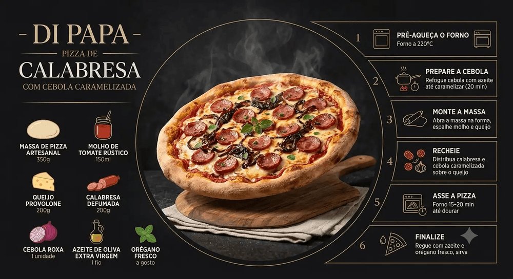 PapasChefBR's tweet photo. 🍕🧅 Pizza de calabresa com cebola caramelizada: massa artesanal, molho de tomate rústico, queijo derretido, calabresa defumada e o toque que muda tudo — cebola dourada e adocicada por 20…

📍 Receita completa no Instagram @papas_chef
#pizza #pizzacaseira #calabresa #papaschef https://t.co/aIYNTm9vC9