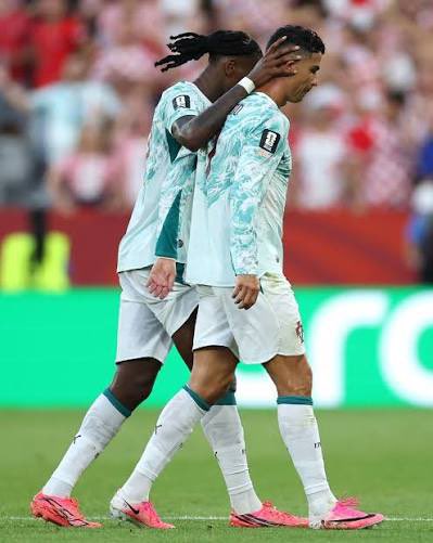 UTD_Seth001's tweet photo. 🚨Rafael Leão on receiving Cristiano Ronaldo’s No. 7 shirt for Portugal:

🗣️ Rafael Leão: “When I was told I would be wearing the number 7, my first reaction was honestly, ‘No, I don’t want it.’

“Not because I don’t like the number. But because I know what that number means for Portugal.

“For me, there is only one No. 7. Cristiano Ronaldo made that number part of football history. So when they told me I would wear it, I didn’t feel proud immediately. I felt uncomfortable. I thought, ‘How can I walk into a dressing room wearing the number Cristiano made famous?’

“I called Cristiano and told him exactly how I felt. I said, ‘Bro, I don’t think I should take this. It feels wrong. You are still here, and this is your number. I don’t want people thinking I’m trying to replace you.’

“He listened to me and then said something I will never forget.

“He said, ‘Rafa, you’re thinking about the number. I’m thinking about the shirt.’

“I didn’t understand at first.

“He said, ‘I wore that shirt for many years. I gave it everything I had. Now it’s your turn to give it something. Don’t wear it trying to be Cristiano. You will never be Cristiano, and you don’t need to be.’

“Then he said, ‘Take the number. Represent Portugal. Respect what came before you, but don’t be afraid to create your own story.’

“That changed everything for me.

“I told him, ‘But people will compare me to you.’

“He said, ‘People compare everyone. Let them talk. Your job is to play football.’

“And then he said something that really stayed with me.

“‘If you are worried about filling my shoes, you will spend the whole game looking backwards. Look forward.’

“So I accepted it.

“But I want people to understand something. I don’t see myself as the replacement for Cristiano Ronaldo.

“I see myself as the player who has been trusted to carry the shirt after him.

“That is a completely different responsibility.

“I will never try to become CR7.

“There is only one Cristiano.

“But if he has given me the opportunity to wear his number, then I will represent it with everything I have.

“I don’t want to replace Cristiano Ronaldo. I want to make him proud that he gave me the shirt.”