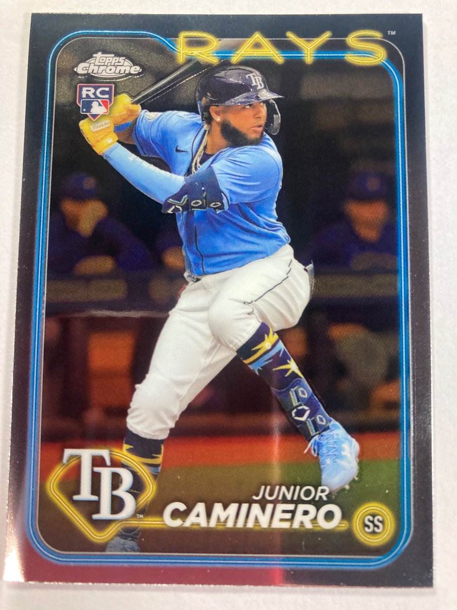 1218Sports's tweet photo. 🎁Appreciation Day Giveaway🎁

Winner Announced Thursday

🔥Junior Caminero Topps Chrome Rookie Card

To enter
1. Follow
2. Retweet
3. Like https://t.co/s0jTFxXkvA