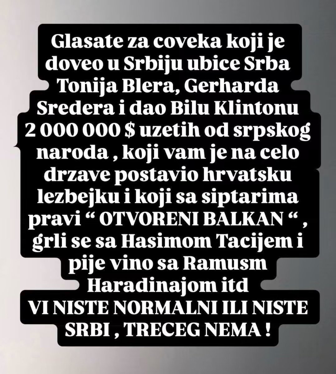 STEVANvanja's tweet photo. JEDNA OBJAVA ZA GOVNJIVE BOTOVE SENDVIČARE https://t.co/4AiWXkF3yL