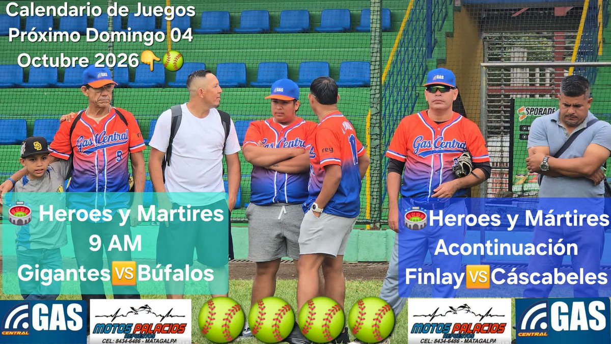 RJugada's tweet photo. 🥎🥎🥎🥎"La JugadaTV"🥎🥎🥎🥎
Matagalpa Nicaragua
Liga Municipal Softball Modificado MT 2026 

Calendario de Juegos Próximo Domingo 04 Octubre 2026 👇🥎👇🥎👇🥎👇

#LigaSoftballModificadoMT2026
#RevistaDeportivaLaJugadaTV

🥎🥎🥎🥎"La JugadaTV"🥎🥎🥎🥎 https://t.co/VyB2MNTW7e