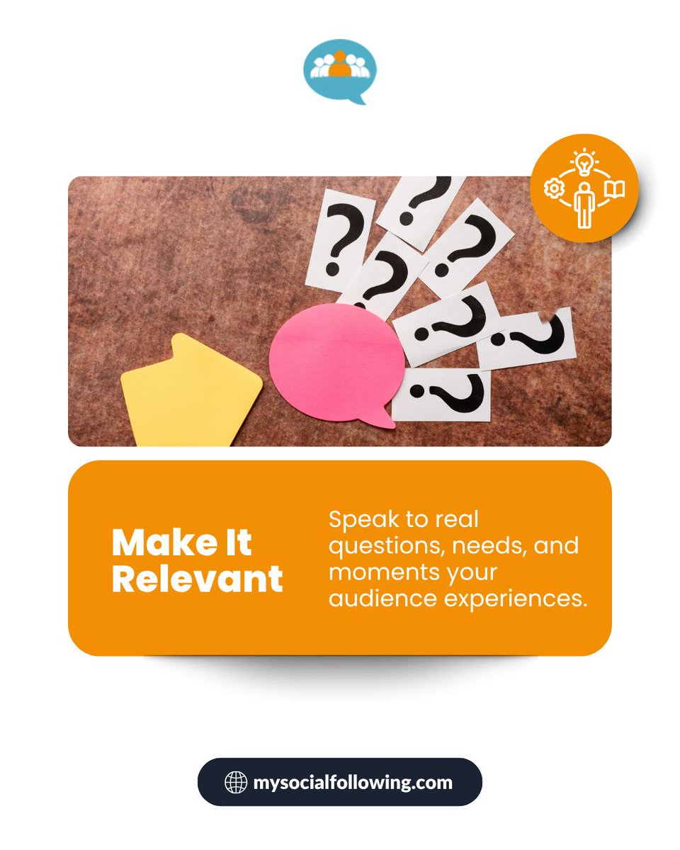 MySocialFollow's tweet photo. Information informs. Connection makes people remember. 💡

Great content speaks to your audience’s needs, adds perspective, and feels human.

Connect, don’t just inform.

AudienceEngagement #MySocialFollowing https://t.co/ZnPx27MQmX