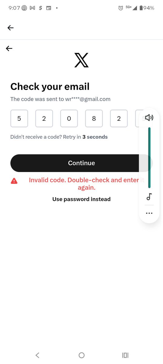 wroth333's tweet photo. This some bullshit how and the fluck is this an invalid code . X is run by some shit 🖕 https://t.co/SCZwAVsCTG