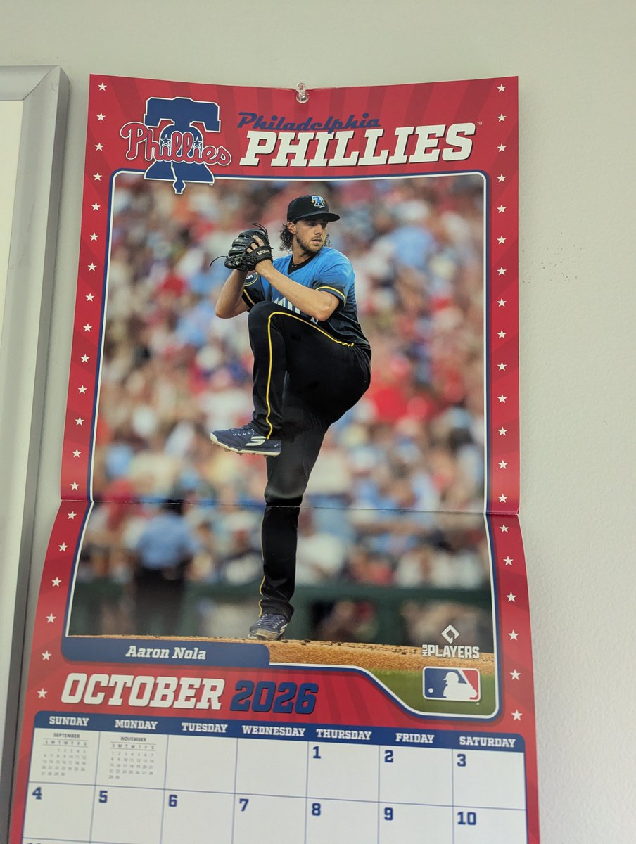 JollyLittleMofo's tweet photo. @TheGoodPhight And look who's on the wall calendar for October let's gooooo!!! https://t.co/mrJ4EHnT8G