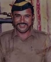 bitturohtak's tweet photo. Mr. Tukaram Omble, Mumbai Police saved Hindus from Saffron Terror label that Pakistan, Congress and west wanted to give us. He was shot 23 times before attaining veergati. 

Captain Smit Machchhar, after getting stabbed still saved all and protected Hindus reputation again! https://t.co/06U9N9lAIQ