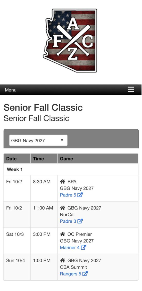 B_bair2027's tweet photo. Back on the field with @GBGbaseballUSA this weekend for the @AZFallClassic as team GBG Navy ‘27

@FiveToolAZ @RMHSBaseball @buncommitted #AZFallClassic #AZFC #EarnYourSpot #GetSeen #TheNextWave #senior #uncommitted https://t.co/Mqy14YEcJU