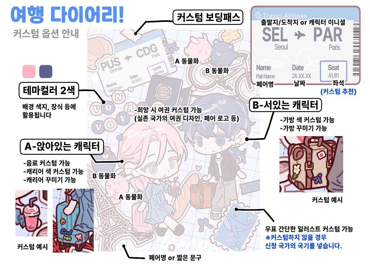 welcome_abro4d's tweet photo. 커스텀 ��션과 여행지 목록입니다! https://t.co/ncFOkFoq0Y