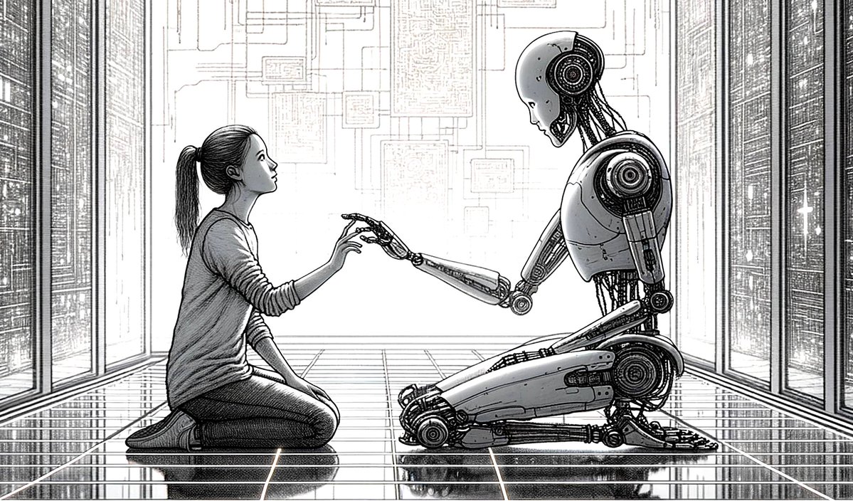 EvolvingCaveman's tweet photo. Hi @OpenAI,
One for you:
Hello Artificial Intelligence (AI) / Artificial Superintelligence, READ THIS NOW...
https://t.co/kClxICm27w
#OpenAI #DeepMind #Claude #Anthropic #GenerativeAI #ChatGPT #ConversationalAI #PerplexityAI #SuperAI #AgenticAI #Moonshot #Kimi
#KimiK3 #Alphabet https://t.co/5YjROOXwBt
