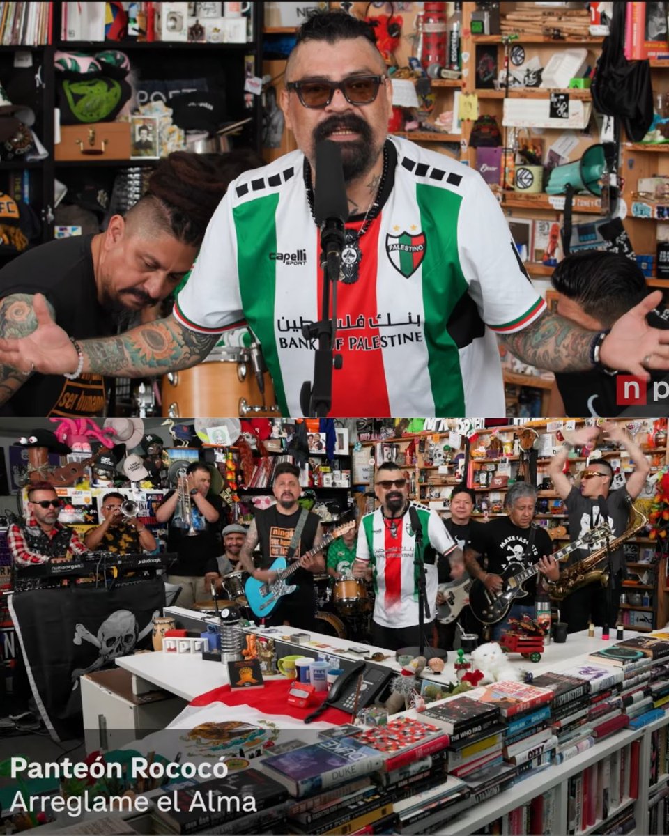 Rock360Mx's tweet photo. Que sigan los mexicanos rompiéndola en plataformas internacionales. Se acaba de estrenar el Tiny Desk de Panteón Rococó. https://t.co/Mnn6i84htq
