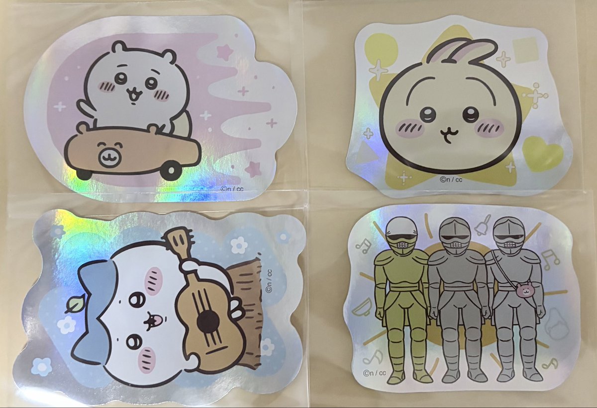 o_sasami_to's tweet photo. 【交換/譲渡】ちいかわ キャラカットステッカーガム

譲) ちいかわ,ハチワレ,うさぎ,鎧さん
求) 同異種 くりまんじゅう,ラッコ

郵送orヤフフリ経由
譲渡は鎧さん含む2点〜のみ、定価↓+送料

よろしくお願いいたします🙇 https://t.co/tJTP1gKTX2
