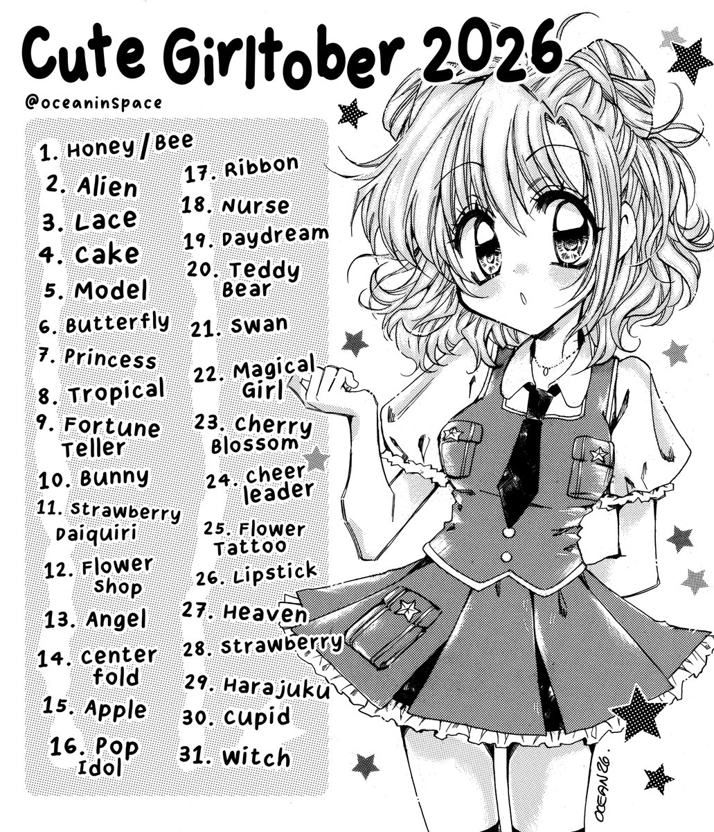 _oceaninspace's tweet photo. Cute Girltober 2026 starts today! 🎀 https://t.co/7oSpaEVx1E