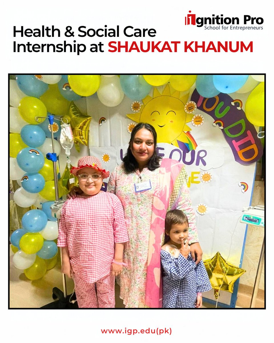 ignition_pro's tweet photo. Our Health & Social Care students are gaining real-world experience through internships at Shaukat Khanum, building practical skills, confidence and communication while applying classroom learning in a professional healthcare environment.
#IgnitionPro #StudentInternship https://t.co/ixatIQCmZ2