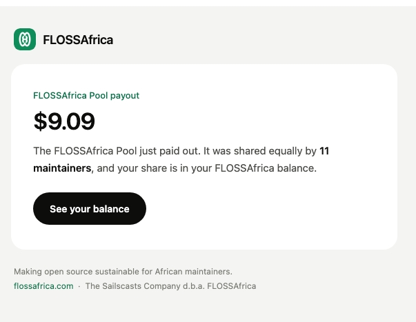gazu_chi's tweet photo. Wow!

Got paid from an opensource pool.
My first earning from opensource.

@flossafrica made this possible. 
Thanks to @Dominus_Kelvin https://t.co/omX7NVVfLb