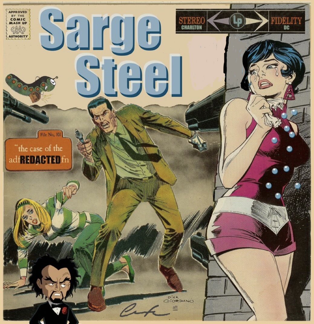 ChuckBrouilette's tweet photo. #OnThisDay in 1964 #SargeSteel #PrivateDetective #comics debuted w #CaseFile101 #CaseOfThePearlsOfDeath #VietnamVet with #prostheticMetalLeftHand moves to @DCOfficial #CBI #SuperhumanActivities victimOfBoth #MrMind #controlsHimFromInsideHisHand & #DrPsycho #antiFemaleAgentCrusade https://t.co/udqtSdLjru