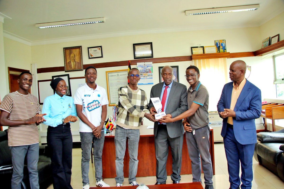 kyambogou's tweet photo. It's always an honor to receive trophies, especially in a stiff competition!"  VC @EliKatunguka while receiving the trophy.

Special shoutout to our brilliant engineers & scientists leading the debate team! Keep shining and staying focused! 🏆🔬📚 #KyambogoExcellence

Speaking at the National Inter-University Debate, Ministry of Education PS Dr. Kedrace Turyagenda urged students to use debate skills to solve real societal problems.

Kyambogo University is proud to lead the way! 🇺🇬✨ #EducationUganda #FutureLeaders