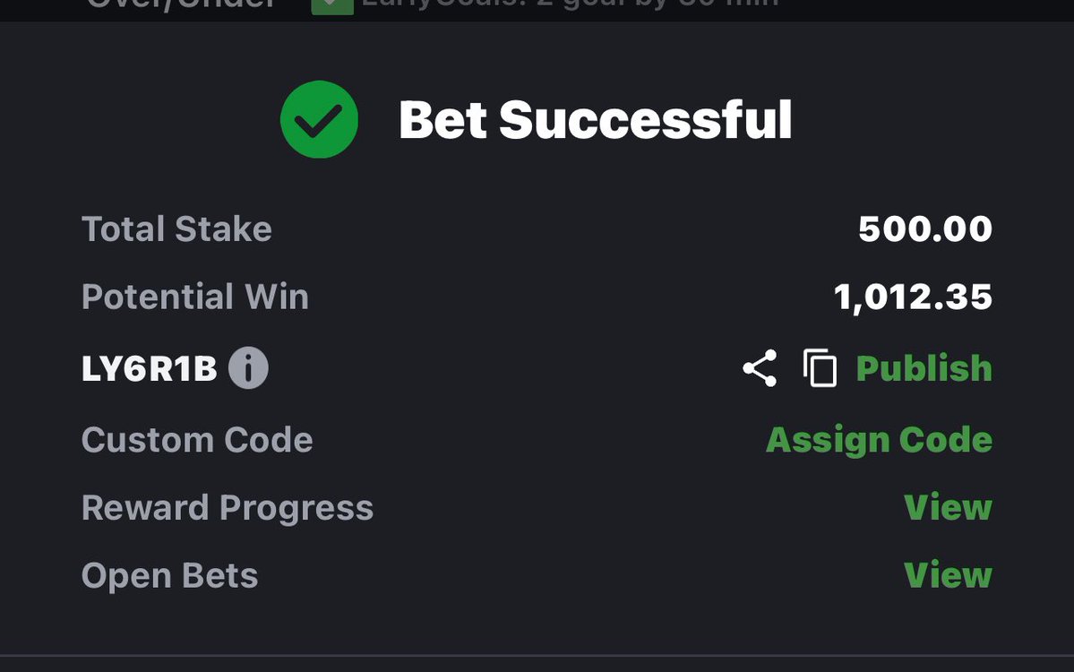 OMAEASYBETNG's tweet photo. ⚽️⌛️ROLLOVER DAY 1
🔞SPORTYBET CODE https://t.co/dXsl4v31vT