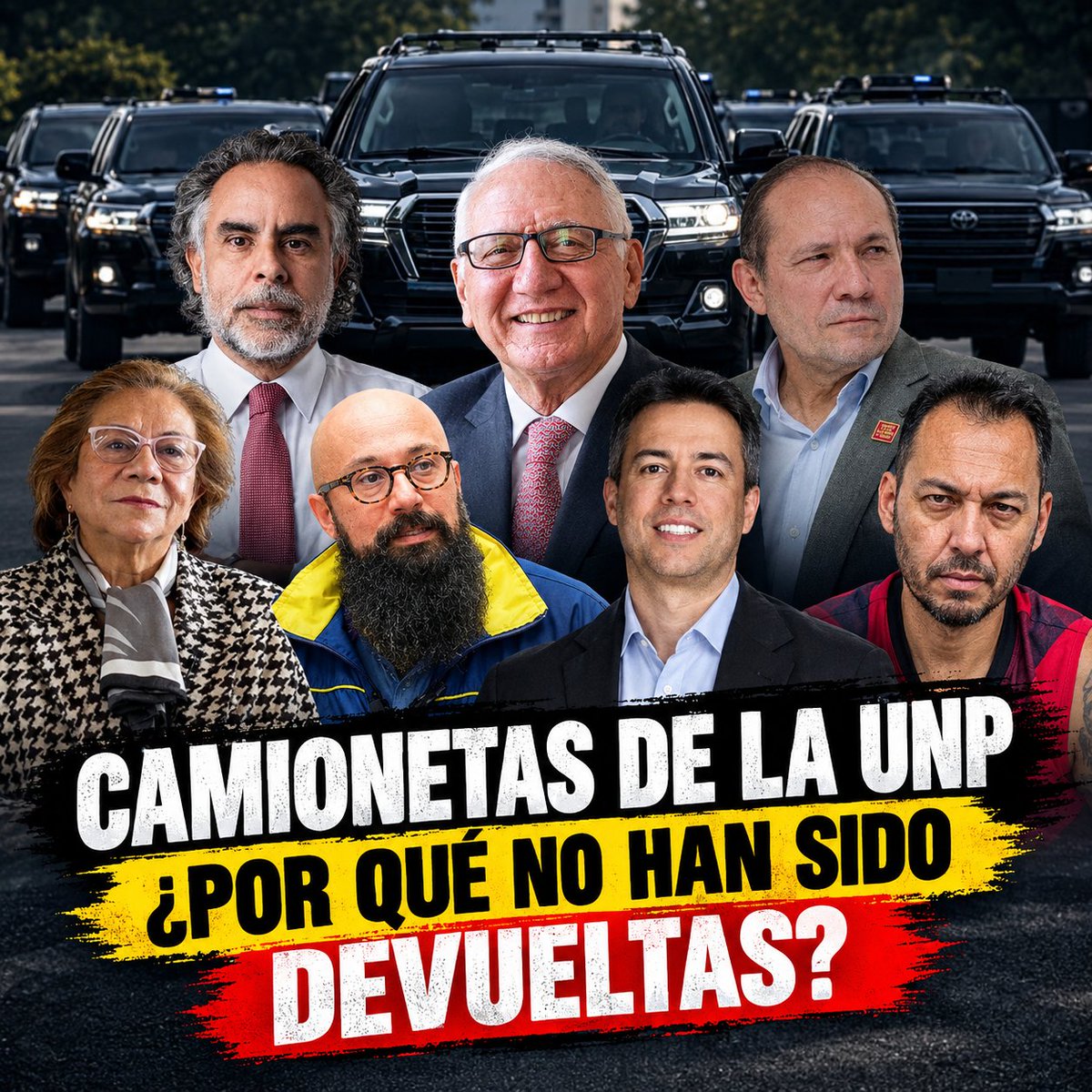 InesBetancur1's tweet photo. Esta es la lista de los descarados que no han devuelto las camionetas de la @UNPColombia qué pagamos TODOS LOS COLOMBIANOS...dejen de ser miserables 🤬 

-Exministros de la administración Petro
• Armando Benedetti
• Guillermo Alfonso Jaramillo
• José Antonio Ocampo
• Yesenia Olaya
• Germán Ávila
• Antonio Sanguino
• Diana Morales
• Edwin Palma
• Rosa Yolanda Villavicencio
• Yeimi Carina Murcia
• Luis Alfredo Acosta Zapata

-Otros Altos Funcionarios que no han devuelto los automotores
• Otty Patiño (Excomisionado de Paz)
• Carlos Carrillo (Exdirector de la UNGRD)
• Jorge Arturo Lemus (Exdirector de Inteligencia - DNI, quien ya anunció públicamente que apelará para retener la protección)
• Jaime Dussán
• Juliana Guerrero (Exjefe de gabinete del MinInterior)
• Ángela María Robledo
• Daniel Quintero

-Figuras públicas y activistas en la misma situación
• Franklin Alberto Coral ('Beto Coral')
• Daniel Mendoza (Creador de la serie 'Matarife')