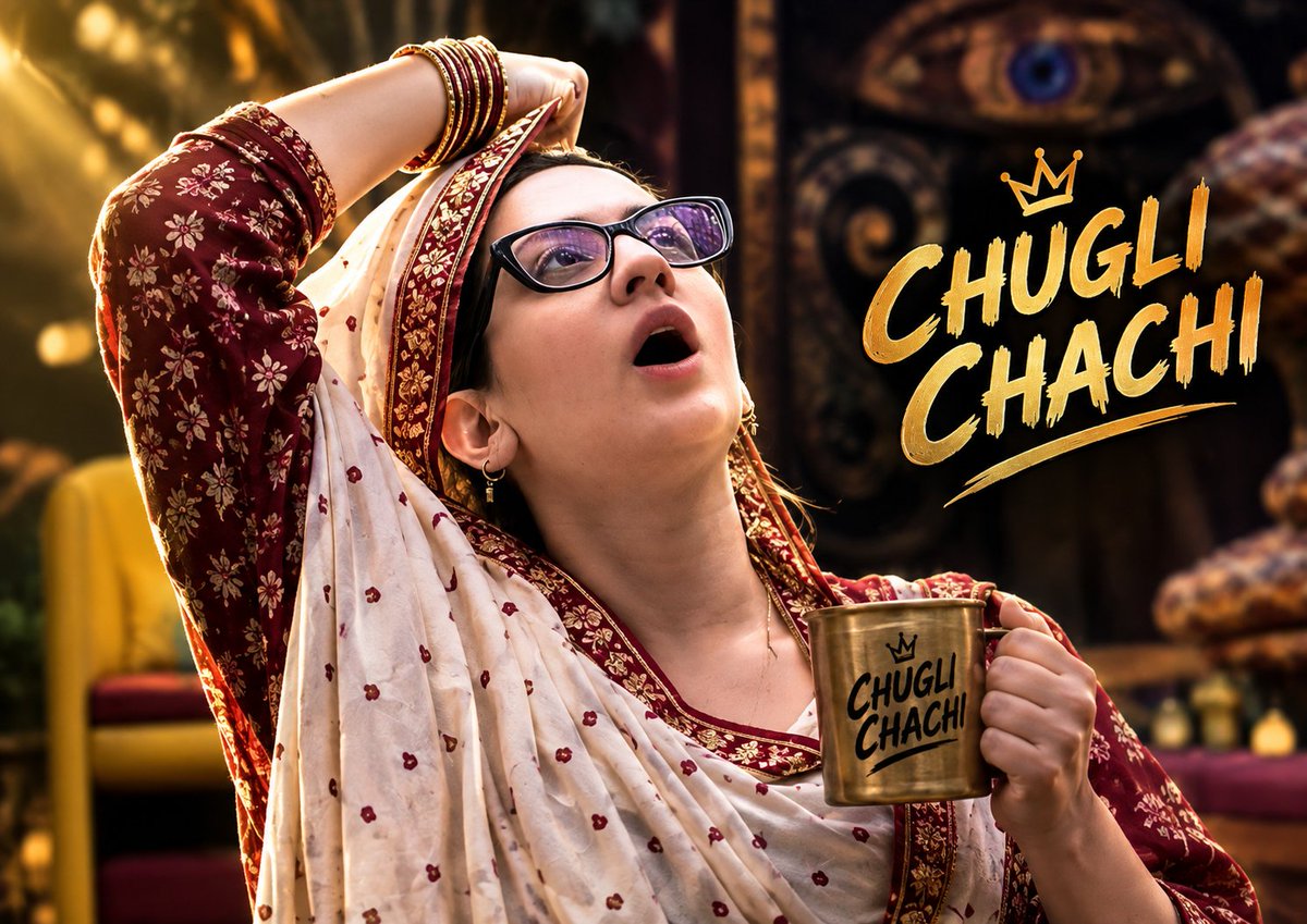 CapXGold's tweet photo. Chugli Chaachi doesn't need oxygen to live, she needs gossip to survive😭

Every time she comes on screen she is gossiping about someone.

Even the aunties who sit and peel peas together don't gossip this much. She has made it a full time job.

#UditiSingh #BB20 #BiggBoss20 https://t.co/wdF1sklboN
