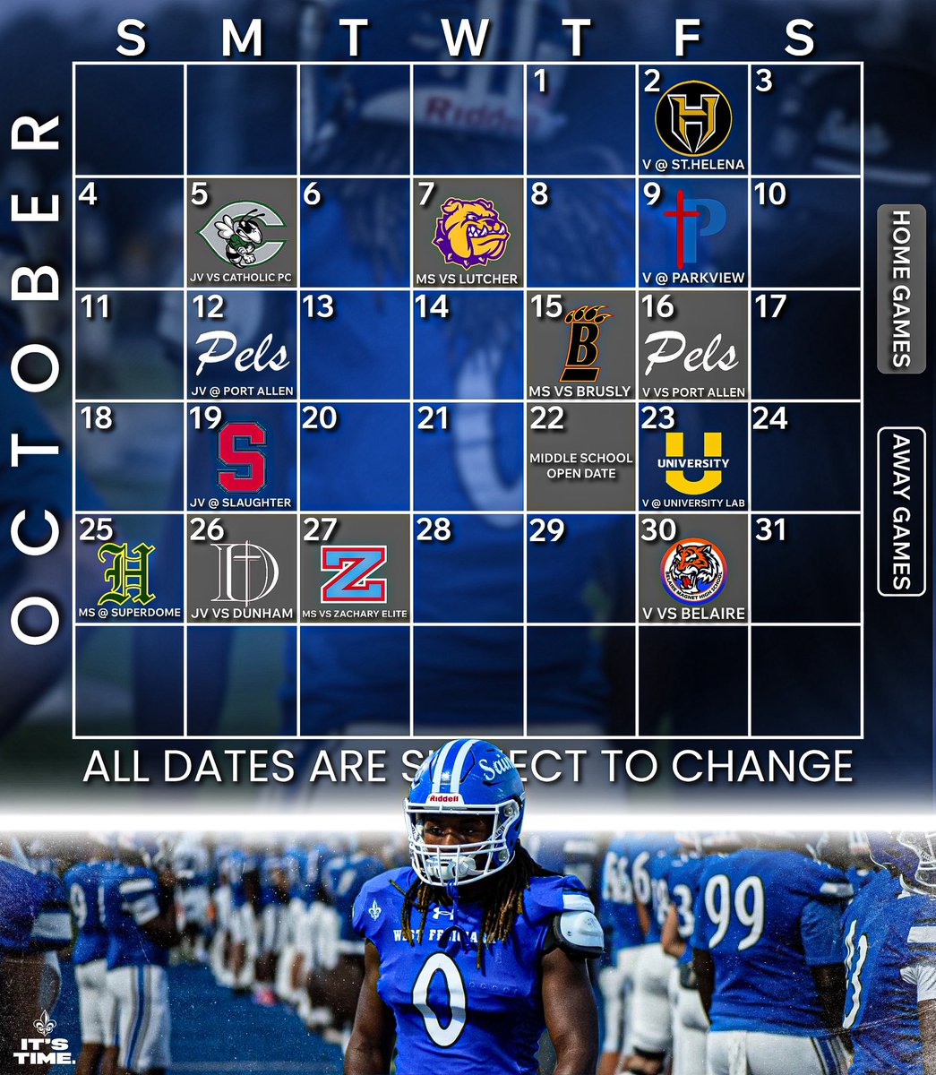WFHS_FB's tweet photo. 𝐖𝐞𝐬𝐭 𝐅𝐞𝐥𝐢𝐜𝐢𝐚𝐧𝐚 𝐅𝐨𝐨𝐭𝐛𝐚𝐥𝐥 𝐈𝐧 𝐓𝐡𝐞 𝐌𝐨𝐧𝐭𝐡 𝐎𝐟 𝐎𝐜𝐭𝐨𝐛𝐞𝐫 ⚜️

𝐎𝐄 | #𝐈𝐭𝐬𝐓𝐢𝐦𝐞 ⚜️ https://t.co/PUbvUwXtni