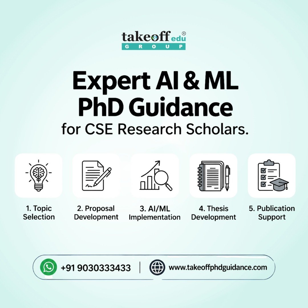 takeoff_phd's tweet photo. ๐ง AI/ML PhD GUIDANCE FOR CSE SCHOLARS
Get expert support from research topic selection to implementation, thesis & publication.
๐ +91 9030333433
๐ https://t.co/CeBykZcOYx
#TakeoffPhDGuidance #PhDResearch #AIMLResearch #CSEResearch #AndhraPradesh https://t.co/XN2uFeMbku