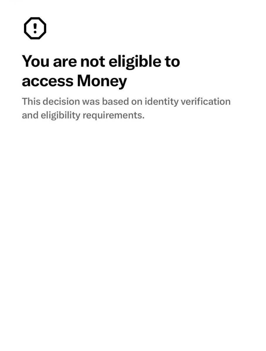 DFF6769's tweet photo. Today is my birthday and the gift I really want is for @allegrajacchia to look into this and tell me what I gotta do to fix it. I’m actively in the creator program but cannot receive pay without access to @XMoney ..

Has anyone even seen this before ? I can’t find any other similar scenarios…