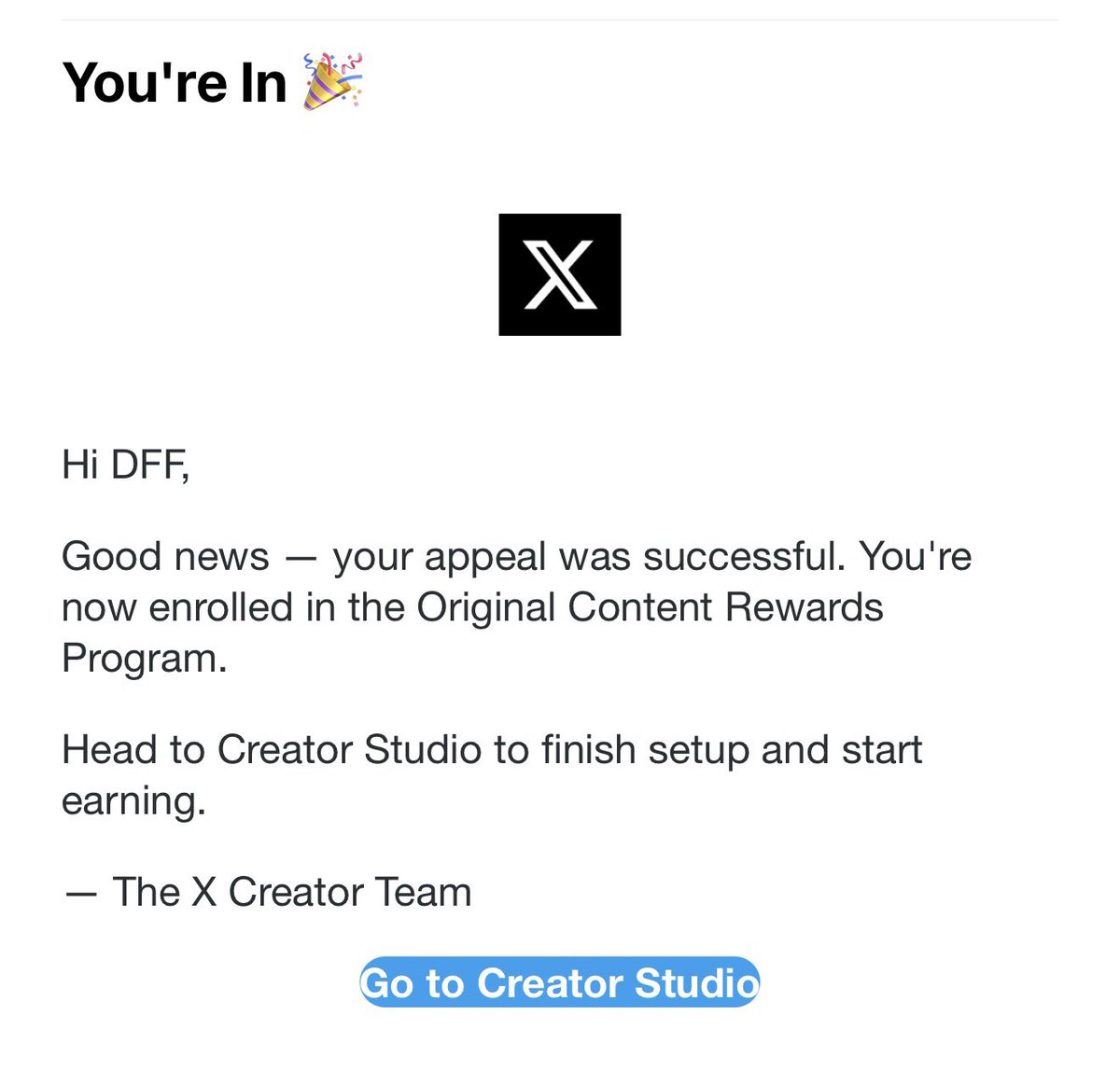 DFF6769's tweet photo. Today is my birthday and the gift I really want is for @allegrajacchia to look into this and tell me what I gotta do to fix it. I’m actively in the creator program but cannot receive pay without access to @XMoney ..

Has anyone even seen this before ? I can’t find any other similar scenarios…