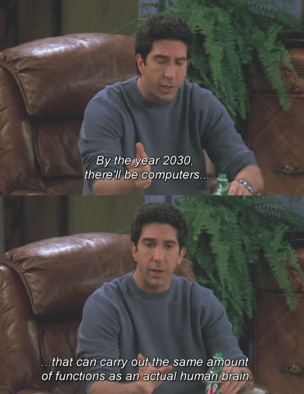 ChandlerBing_12's tweet photo. Here's Ross Geller predicting AI https://t.co/ItQJo1Y4pk