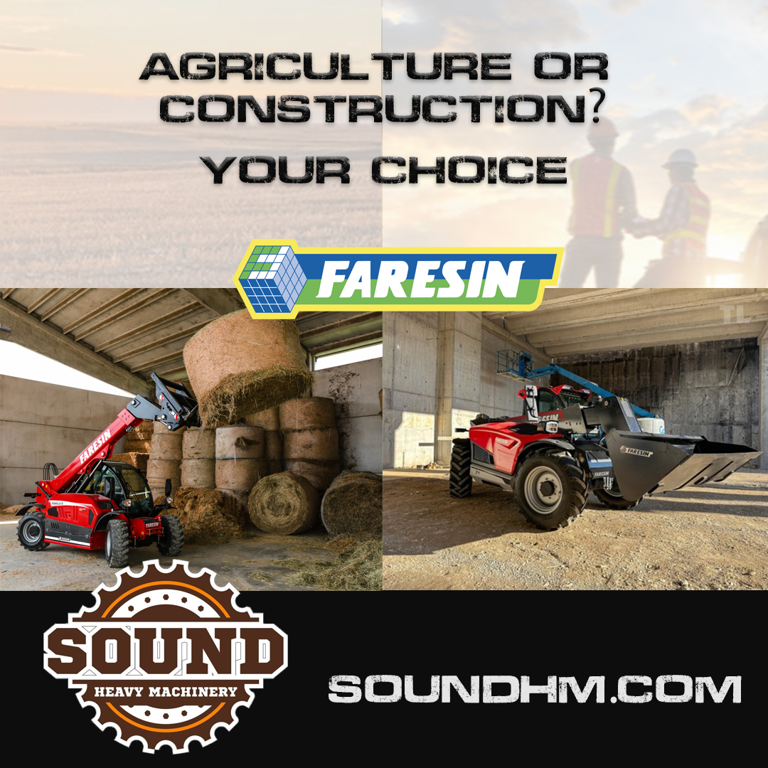 SoundHM's tweet photo. Whatever your need, job or equipment segement, SHM and @Faresindustries has your solution. Faresin has #telehandlers of all sizes and configurations. Contact us and we'll find the solution together. #construction #agriculture # #AgricultureMachinery #ConstructionSolutions #MaterialHandling