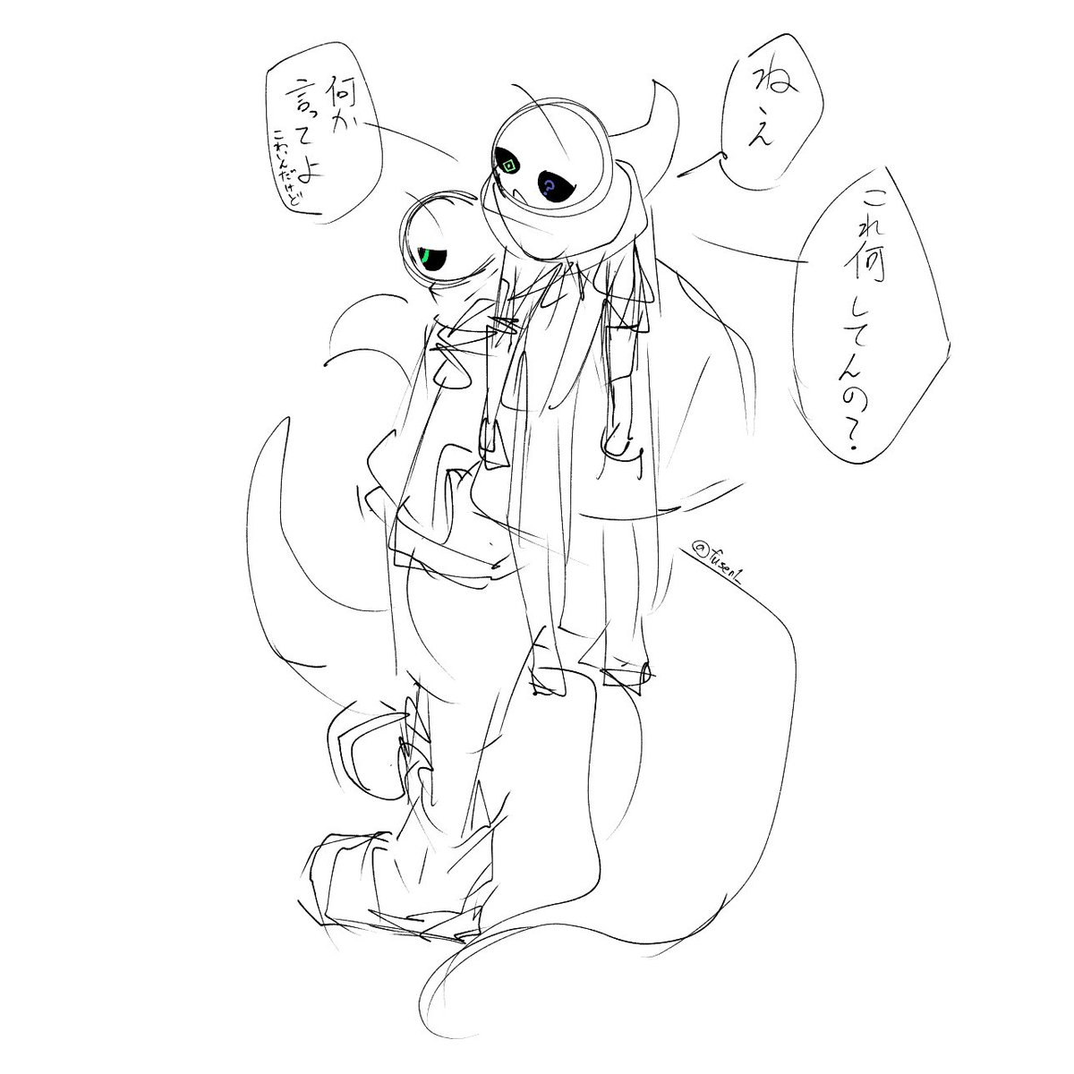 fusen1_AU's tweet photo. #inkmare #Nightink
メアインと言い張るから私は https://t.co/nhgKjdteEF