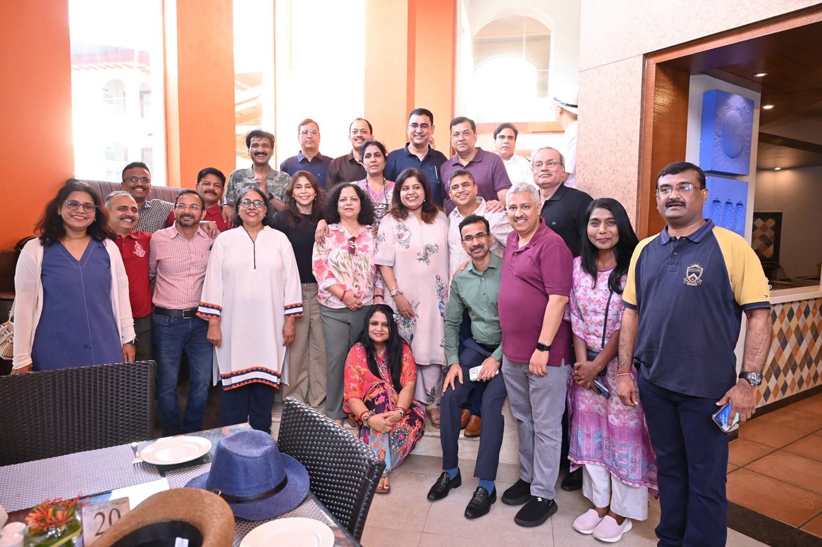 kkyadava's tweet photo. Celebration of #SilverJubilee of #CivilServices 2001 Batch with my FC 70 batchmates of @LBSNAA_Official at Goa. Meeting everyone after a long time was a fantastic feeling. Everyone is carrying loads of cherished memories back home.✨❤️
#KrishnaKumarYadav #LBSNAA #GetTogether https://t.co/aoJRoOCTJ2