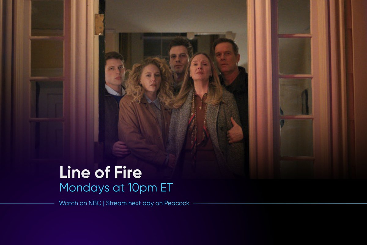 NBCUniversal's tweet photo. It’s premiere season! 📺 Line of Fire, Newlyweds and The Traitors: New Blood are joining NBC’s fall slate, with all three shows streaming next day on Peacock. https://t.co/HnM03sswld