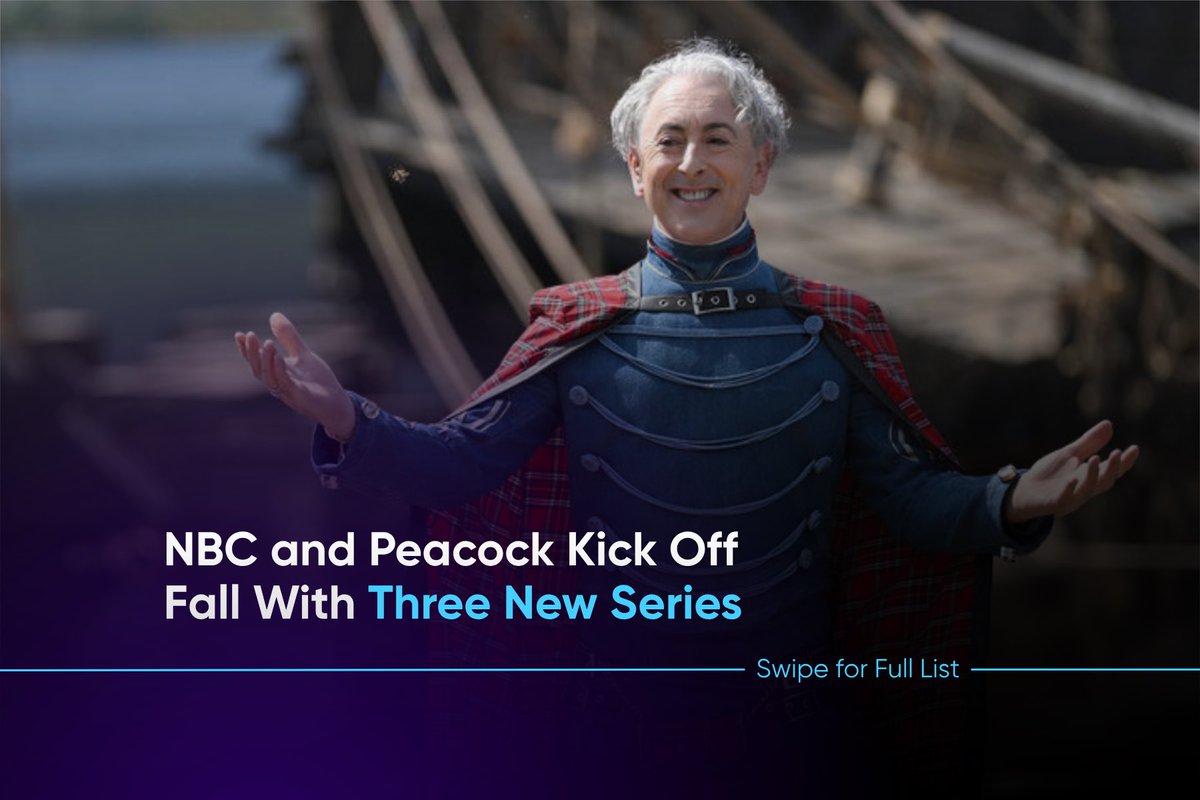 NBCUniversal's tweet photo. It’s premiere season! 📺 Line of Fire, Newlyweds and The Traitors: New Blood are joining NBC’s fall slate, with all three shows streaming next day on Peacock. https://t.co/HnM03sswld