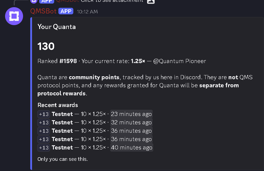 Captain_Wils's tweet photo. The @QMSNetwork ecosystem is growing fast!
New roles are now open for the community in #QMSxQWAP:
โ ๐ Qwapper - for QWAP members
โ ๐ท Qwabbit - exclusive for Qubit holders
Ready to level up?
Join the movement and claim your spot!
https://t.co/bfK6Uhzr8c
๐ท#QMSNetwork #QWAP #Qubit #Crypto