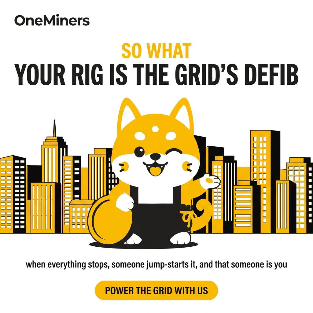 dreyya1m's tweet photo. What happens when the grid goes completely dark? ⚡

Swipe through for a simple breakdown. 👉

🎁 Use code ONEMINERS_HOSTING_MC_25 for $25 off orders of $3,000+.

#OneMiners #BitcoinMining #ASICMining #BlackStart #PowerGrid #EnergyInfrastructure #GridFlexibility https://t.co/HhfTftBdeL