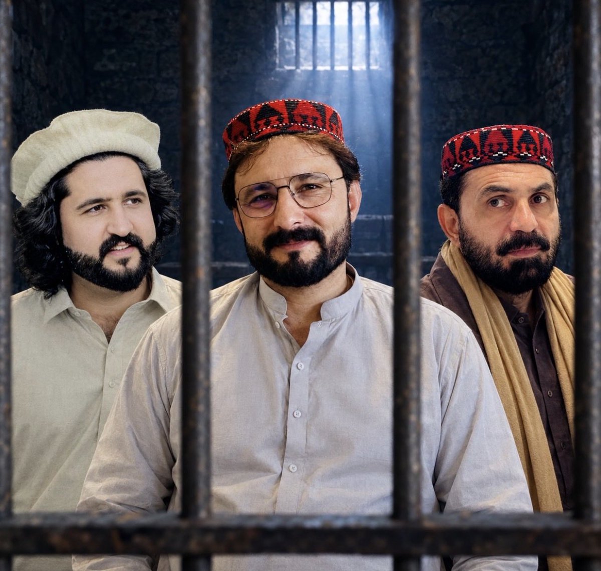 PTM_Global's tweet photo. Where are PTM activists Hanif Pashtin, Noorullah Tareen, and Fareed Afridi, who have been forcibly disappeared?
#WhereIsPTMDelegation https://t.co/PL1lfNri0N