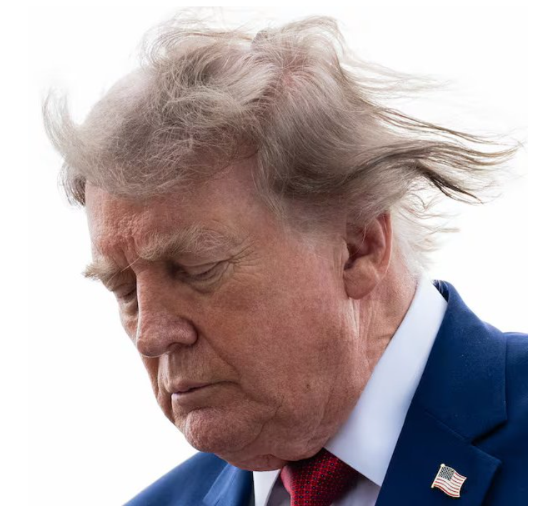 sinjyn007's tweet photo. @realDonaldTrump what a clown. Ugly MFer! Can't wait for your prison sentence. Stupid assed hair. #POTUS https://t.co/dczMkXilmX