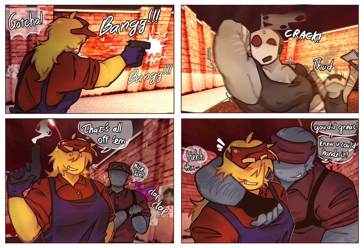 mino_moika's tweet photo. Bullshit comic — final part (4/4) 
(1)

#glorypizza #robloxart #fanart #elliot #pizzaguy

I think this might be the last time (probably) I draw Glorypizza… https://t.co/13HZXthfqb