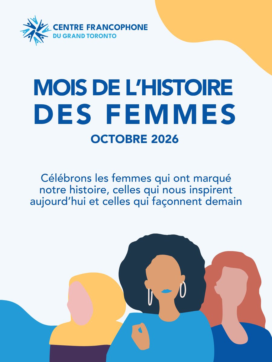 CentrefrancoT's tweet photo. 🌸 Mois de l’histoire des femmes
Tout au long de ce mois, nous célébrons les contributions essentielles des femmes et des filles qui ont façonné nos sociétés — dans les sphères sociales, économiques, culturelles et politiques.

C’est aussi un moment pour reconnaître les réalités encore présentes : inégalités, obstacles systémiques et sous-représentation dans certains espaces de décision.

Au CENTRE FRANCOPHONE DU GRAND TORONTO, nous croyons en une approche inclusive et équitable, où chaque femme peut accéder à des services, des ressources et des opportunités qui soutiennent son parcours, son bien-être et son autonomie.

✨ Célébrer, reconnaître et agir : ensemble, faisons avancer l’égalité.

👉 Découvrez nos services et programmes :
https://t.co/TxL85ICJoj
------------
#moisdelhistoiredesfemmes #womenhistorymonth #francophonie #égalitédesgenres #CFGT #Toronto