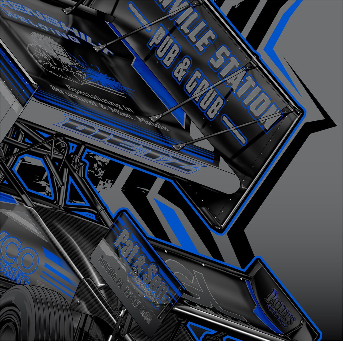 FastTimeStudios's tweet photo. 23 wins for 23!!!  @dietzchase2d and @SM23Updates picked up their 23rd win of the year last night and also debuted this design. 
Pick one up this weekend at Williams Grove or shop online at https://t.co/aIZ3Ncv1zV https://t.co/POyRtC4181
