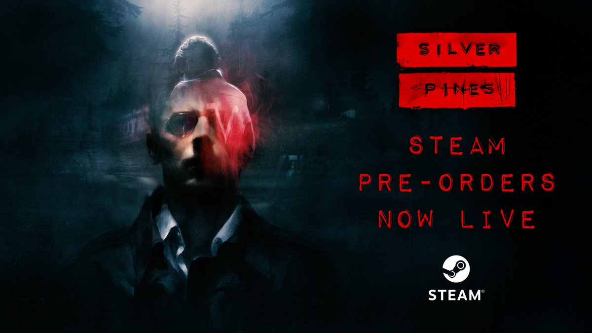 SilverPinesGame's tweet photo. Silver Pines pre-orders are now live on Steam! 🌲

The road to Silver Pines is open. The town waits for you.
Silver Pines releases on PC and consoles on October 8th.

Pre-order Silver Pines now on Steam and save 10% off:
https://t.co/5mgtDtPCCK https://t.co/EgBe5QnpNM
