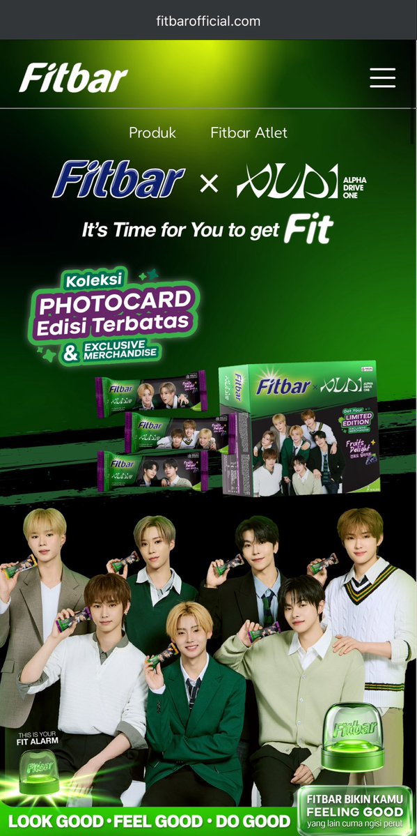 20030508won's tweet photo. Fitbar official website update

the new look of Fitbar website really luv it!💚

#ALPHADRIVEONE #알파드라이브원 #ALD1 #알디원 https://t.co/oQoFJcwuuH