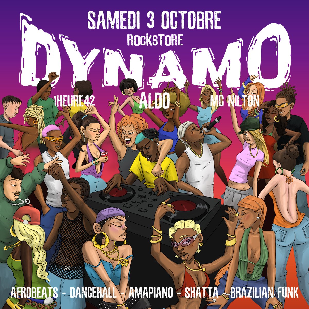 basedmtp's tweet photo. On se voit samedi pour la première Dynamo du mois d'Octobre ??? 🕺

T'as pas encore pris ta place ? 

C'est top tu peux la prendre ici : https://t.co/bisZvHwKPy https://t.co/9RZtiCU1Vs