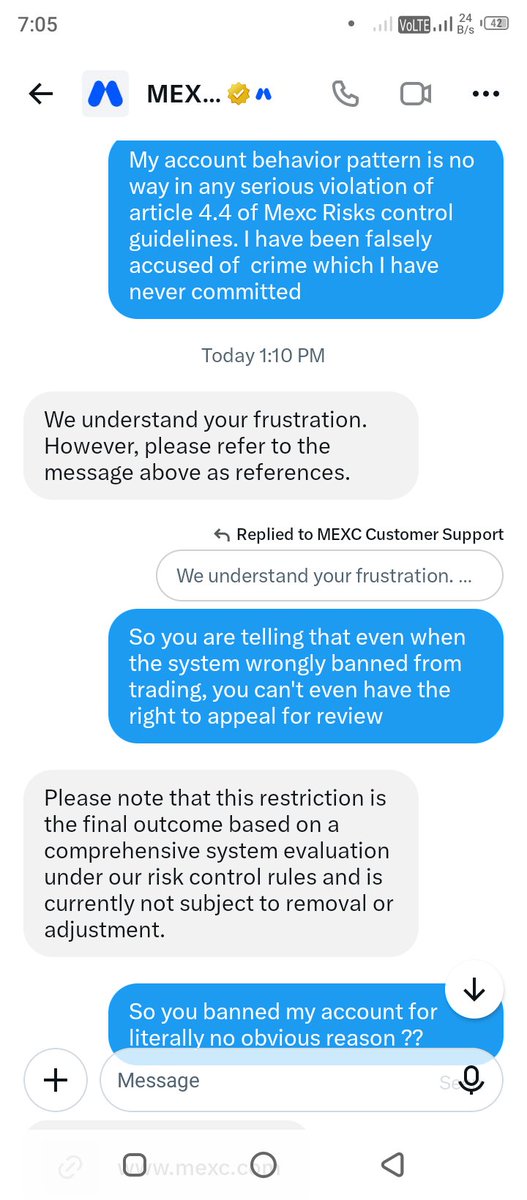 bitcoiner_2's tweet photo. I have been trading on @MEXC  for almost 4 years, when I was losing my positions, there has not been any issue with my account , but for the last few months ,I haven't closed any position in loss . I have been exceptionally successful in future trading. https://t.co/2xfB058Vro