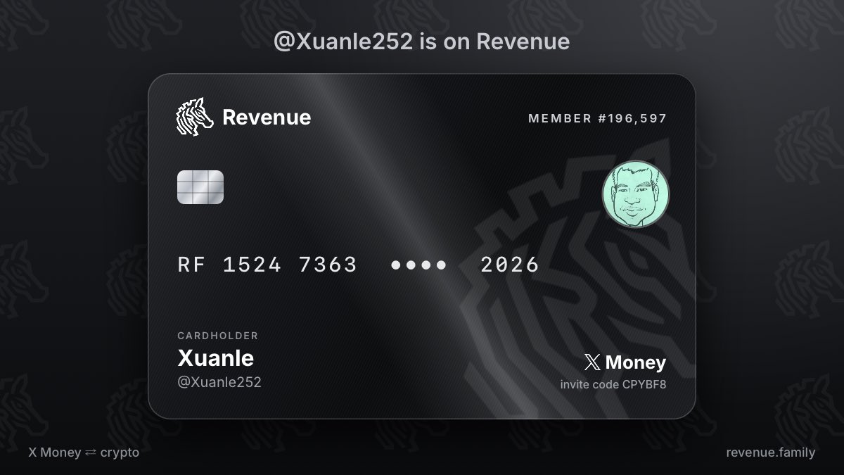 Xuanle252's tweet photo. @RevenueFamily Welcome bonus received, $47.00 from @RevenueFamily https://t.co/6ABWCG8qlz